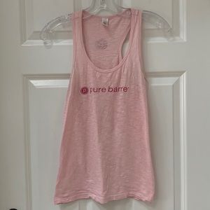 Pure Barre tank, size Small, pink